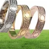 2022 Full Dianium Titanio Steel Silver Love Ring Men and Women Rose Gold Rings for Lovers Couple Gioielli Gift6255415