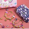 Strand Children's Educational DIY Beaded Braceletセットは、子供向けの美しい贈り物として適していますバングル3-12Y絶妙な箱