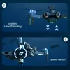 UAV Nouveau drone quadricoptère H117 avec deux caméras, évitement intelligent des obstacles, moteurs sans balais, maintien d'altitude pour un vol stable et démarrage à une touche, cadeau du débutant