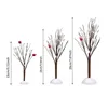 Fleurs décoratives BEAU-9Pcs noël branches nues arbres artificiels hiver affichage décor pour jardin cheminée fée