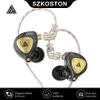 Headphone/Headset New EDX Pro QKZ ZX3 Earphone HiFi Music Bass Earbuds Dual Drive Wired Headphones With Microphone Noise Cancelling Headset Gamer