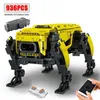 Blöcke Technisches Roboterspielzeug Das RC Motorisierte Boston Dynamics Big Dog Modell AlphaDog Bausteine Ziegel Spielzeug für Kinder Weihnachtsgeschenke 240120