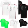 Motorcykelkläder 2023 F1 T-shirt Forma 1 Racing Team Shirt Motorsport bilfans T-shirts Mens Womens Sport Fashion O-Neck Tops Drop D otbdu