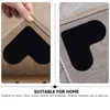 Bath Mats 20Pcs Rug Tape Stickers Gripper Non-Slip Pads Heart Shaped Carpet For Hardwood Floors Tile