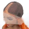 Прямой парик с косточкой 13x4, прозрачный парик с фронтальной частью шнурка HD, парики из натуральных волос на шнуровке для женщин, натуральный парик, человеческие волосы 180%