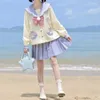 Kledingsets Kleuterschool Zoet en schattig Jk Uniform Lente Zomer Lange korte mouwen Matrozenpakje Anime Karakter Cosplay Kostuum