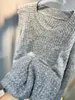 Women's Sweaters Candy Color Shiny Stones Jumper Female Hollow Out Shoulder Swewater Women Winer Full Sleeve Knitted Tops All Match