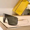 Sonnenbrille für Damen, galvanisiertes Metall, übergroße Brille, FF4121, Outdoor-Sport, Schutzbrille, Herren-Designer-Sonnenbrille, Originalverpackung