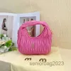 Designer Mui Mui Sac Sac À Main Plage Bandoulière Le Fourre-tout Sac À Bandoulière De Luxe Mode Homme Femme Rose En Cuir Plissé Messenger Maquillage Voyage Mini Miui Miui Sac