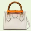 2024 Luxe Designer Tassen Boodschappentas Tote Bag Diana Bamboe Echt Lederen Handtas Schoudertas Dames Heren Tote Crossbody Mode Portemonnees Handtassen