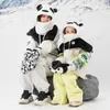 Qunature Skifahren Snowboardhandschuhe für Kinder verdicken thermisch warme Kinderhandschuhe Outdoor Wintersport Vollfingerhandschuhe 240118
