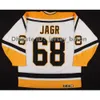 CCM Lemieux Penguins Hockey Jersey Jaromir Jagr Capitals 8 Alex Ovechkin Black White Size M-XXXL 1516 6519