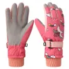 Gants de ski chauds d'hiver pour enfants, mitaines de motoneige, imperméables, gants de sport de snowboard, pour garçons et filles, licorne, 240118