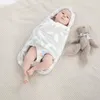 Decken Geboren Mit Kapuze Wrapper Baby Frühling Und Herbst Swaddle Schlafen Bage Umschlag Kick-Proof Quilt Doppel Lamm Samt Decke