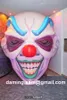 Partihandel 3 m högkvalitativ nattklubbar Decoration Giant kan anpassas 7 Color LED Light Uppblåsbar clown