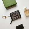 Nya modekvinnor plånböcker blixtlås mynt handväska mini nyckelkedja bärbar liten plånbok multikort bitkortshållare