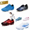 2024 marke Freizeit Outdoor FG Hot Blooded Battle Schuhe männer Sport Fußball Schuhe Gold Sonne Gelb Stoßdämpfende Nagel rutschfeste Schuhe