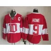 Detroit Red Wings Vintage versie Jerseys 19 YZERMAN 40 ZETTERBERG 13 DATSYUK 5 LIDSTROM 24 CHELIOS 9 HOWE 31 JOSEPH Hockey Jersey 7040