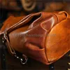 Högkvalitativ äkta lädermäns påsar Bröst och väskor Pannbandskikt Växt garvad Cowhide Casual stor kapacitet Crossbody New Bag Trendy Travel Quality Ryggsäck 10a+