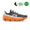 On Cloudmonter Runda Shoes Men na Monster Lightweight Sneakers trening i krzyżowe białe popiół zielone męskie trenerzy na zewnątrz