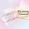 Fashion Women Big Bamboo Joints Orecurs Designe Luxury Hoop Earring Leghe Platinum Platinum Rosa Golden Golden Golden Womens Jewelr4530132
