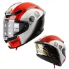 フルフェイスオープンAGV KオートバイヘルメットK6Sフルヘルメットフォーシーズンズオスとメスのサイクリングオートバイフルカバーランニングヘルメットアンチライトウェイト3N1Q