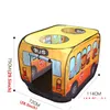 Andere kindermeubels Cartoon Bus Binnententen 29,5X28,3X44,9Inch Buitenspeelhuisje 75X72X114Cm Matic Speeltent Waterdichte Doek Door Dhuk0