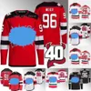 Anpassade New JerseyDevilstimo Meier Jersey Jack Hughes Nico Hischier Jesper Boqvist Kevin Bahl Kenzie Blackwood Ondrej Palat Tomas Tata 3737 3811