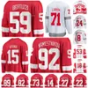 Hockeyshirt Detroit Moritz Seider Rood Lucas Raymond Daniel Sprong Joe Veleno David Perron J.T. Compher Andrew Copp Jake Walman Wings Justin Holl 1166