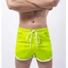 Cuecas homens esportes boxer shorts calças de fitness confortável pele amigável praia macia primavera natação arro