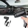 Hair Dryers Portable 12V Car-styling Hair Dryer Hot Cold Folding Blower Window Defroster