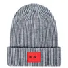 2024 Hot Selling Hat Men Women Winter Beanie Caps Casual Bonnet Tjock Knit Cap Classic Sport Solid Color Unisex Warm Hats BO