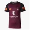 야외 Tshirts Harvey Norman QLD Maroons 2024 Rugby Jersey Australia Queensland Origin NSW Blues Home Training Shirt 6280