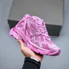 Runner 7.0 Designers Women Men casual shoes Paris Transmit sense Trainers black white pink blue BURGUNDY Deconstruction jogging hiking 7 Sneakers 35-46