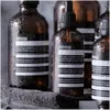 Płynna dozownik mydła brązowa butelka nordycka szampon szamponów dla podróży łazienka kuchnia akcesoria organizator upuszcza dostawa dom g dhmcl