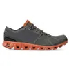 Zapatos para correr X1 para hombres Mujeres Negro Asfalto Gris Alon Blanco Niágara Azul Naranja Mar Verde Tormenta Marea para hombre Entrenadores transpirables Estilo de vida Zapatillas deportivas