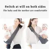 Transportörer Slings ryggsäckar Portable Bory Carrier Shoder Sling Wrap Ryggsäck midja barn Ergonomisk hipsat Travel Kangaroo9841925 Drop D DH87D