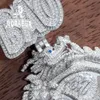 Dieu et le diable rappeur Style Anuel pendentif étoile Haute Couture personnalisé glacé Vvs Moissanite émail Emment Design