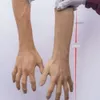 Know U Guantes Realistas de Silicona Artificial con Textura Real Piel Personas Mayores Mano protésica súper elástica