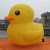 Großhandel 4 m große aufblasbare Ballon-Ente, aufblasbare Werbung, gelbe Ente mit und Gebläse für Parade-Dekoration