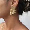 Boucles d'oreilles pendantes style Boho pour femmes, boucles d'oreilles rétro à fleurs, cadeau de beauté, bijoux de tempérament rose, tendance 2024