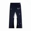 modieuze comfortabele broek heren dames joggingbroek gevlekte letters bedrukt herenparen losse veelzijdige rechte casual broek