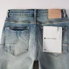 designer jeans viola jeans uomini strappati pantaloni strati vintage patchwork dot dot pantaloni pantaloni retrò jeans marchio viola 932927785