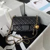 10A Mirror Quality Designer with mirror sier gold chain, popular CF mini flap retro beautiful adjustable chain length shoulder bag exquisit