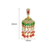 Dangle Earrings Jhumka Jhumki Ethnic Beads Tassel Bell Drop Women Gold Color Retro Gypsy Bridal Bollywood Jewelry Wedding Gifts