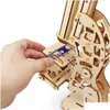 Outils d'artisanat 3D Microscope en bois Puzzle Kits de modèles pour enfants Expérience d'apprentissage Éducation Montessori Jouet DIY Assemblage Bloc à déposer DHPJW