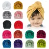 Berets Mommy와 Baby Round Ball Flower Hat Women Caps 소녀 터번 매듭 어린이 성인 헤드웨어 헤어 액세서리 PO Props