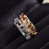 Pierścienie zespołowe żeńska biżuteria tiffanyty