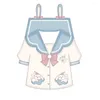 Clothing Sets Kindergarten Sweet And Cute Jk Uniform Spring Summer Long Short-sleeved Sailor Suit Anime Character Cosplay Costume