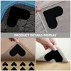 Bath Mats 20Pcs Rug Tape Stickers Gripper Non-Slip Pads Heart Shaped Carpet For Hardwood Floors Tile